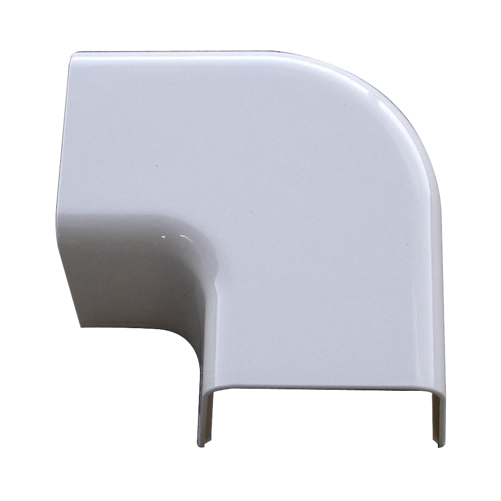 Angle de coude apparente pour goulotte 80 x 60 mm