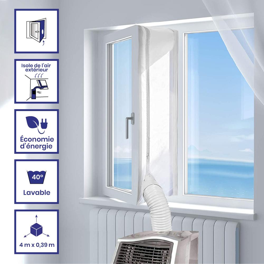 Kit de veaueutrage de fenêtre pour climatiseur mobile