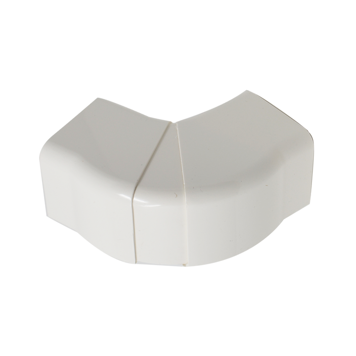 Plaque d'angle ajustable pour goulotte 80 x 60 mm