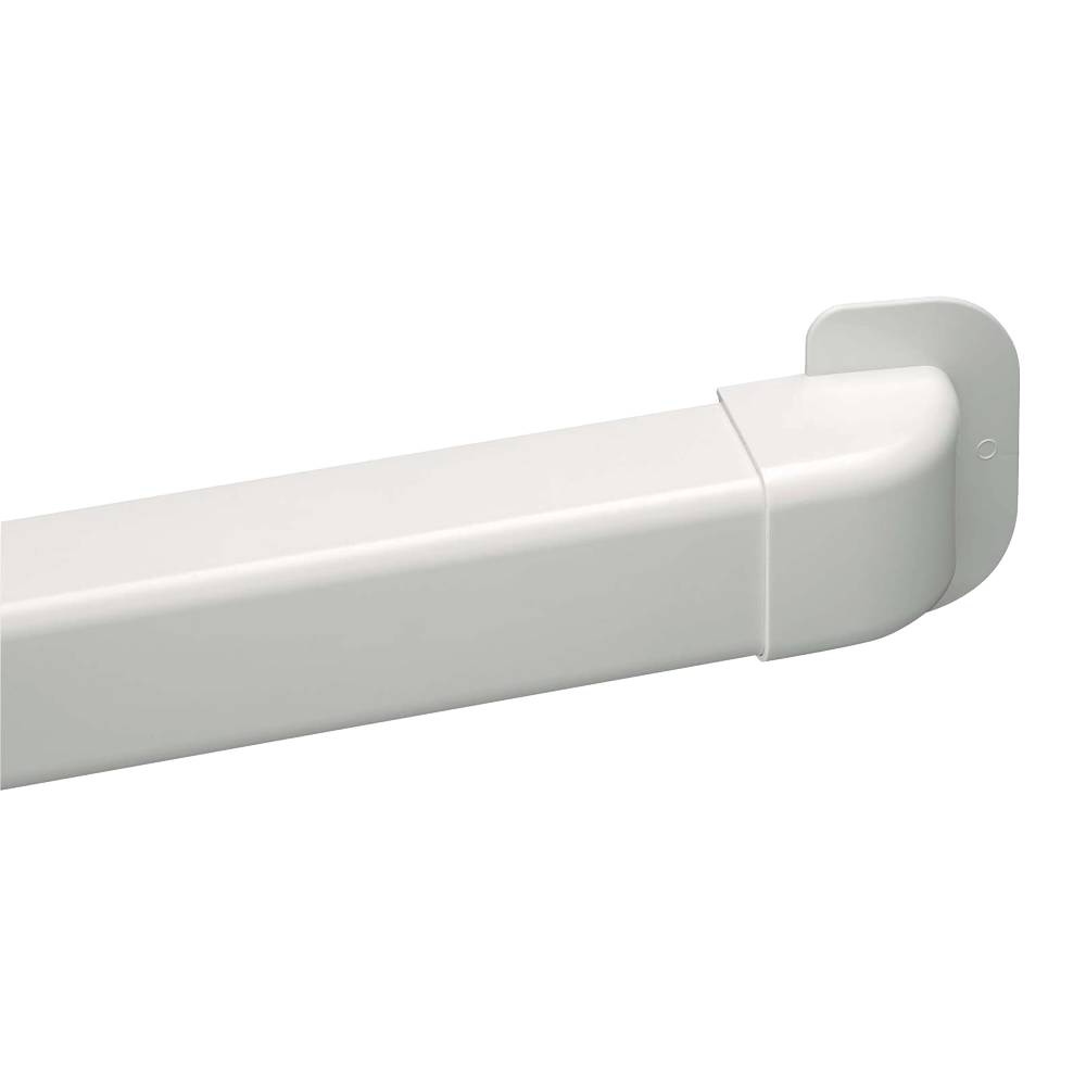 Sortie murale pour goulotte 80 x 60 mm